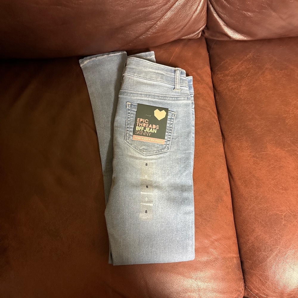 Light blue jeans
